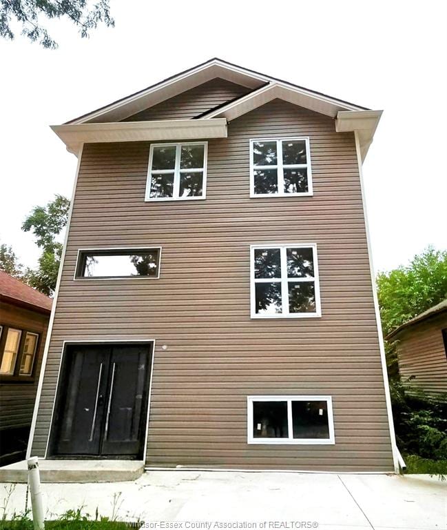 Front exterior of the newly built building at 411 Clinton Street