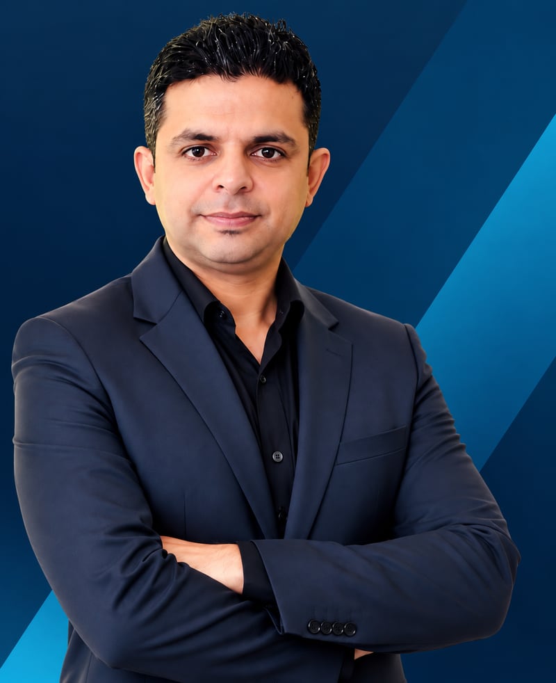 Portrait of Pavan Narang, founder of North PMG